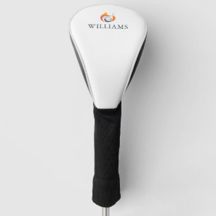 Couvre-club De Golf Renard Moderne Et Balle Nom Personnalisé