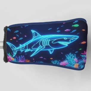 Couvre-club De Golf Requin néon coloré