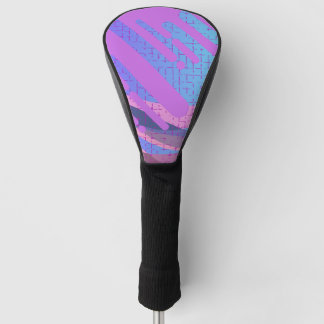 Couvre-club De Golf Résumé abstrait vibrant de goutte de peinture 