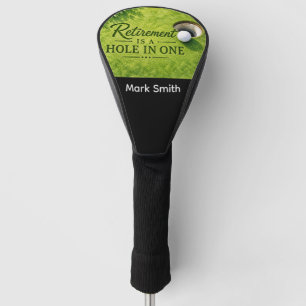 Couvre-club De Golf RETRAITE DE GOLF pour golfeur sur gazon vert