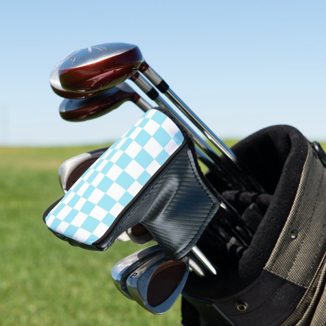 Couvre-club De Golf Retro Checkerboard (In Situ)