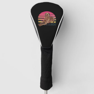 Couvre-club De Golf Retro Weimaraner