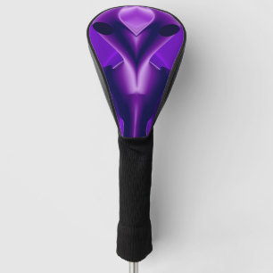 Couvre-club De Golf Rêves arc-en-ciel violet 3D, Alien
