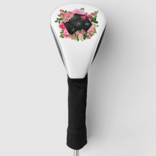 Couvre-club De Golf Rose Floral D20 Tabletop Dice RPG
