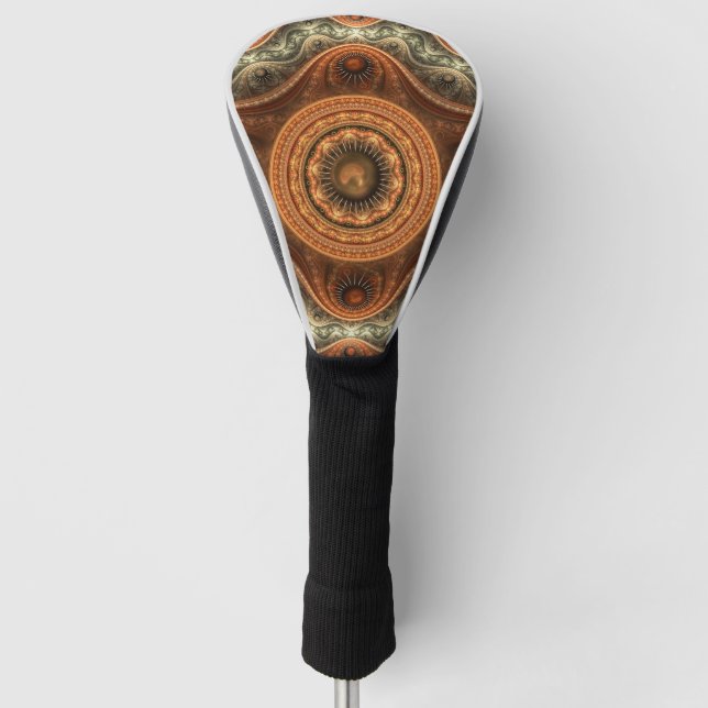 Couvre-club De Golf Rug oriental fractal (Devant)