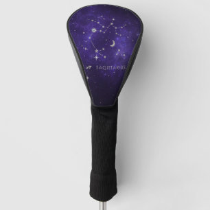 Couvre-club De Golf Sagittaire pourpre zodiaque Horoscope astrologiq