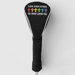 Couvre-club De Golf S'aimer les uns les autres Fierté gay LGBTQ Arc-en