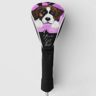 COUVRE-CLUB DE GOLF SAINT BERNARD DOG