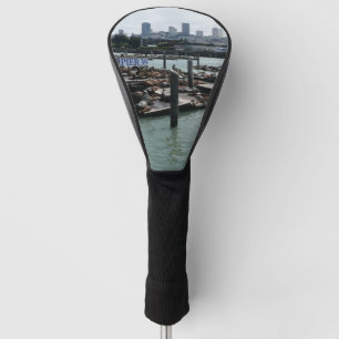 Couvre-club De Golf San Francisco et Pier 39 Sea Lions City Skyline