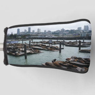 Couvre-club De Golf San Francisco et Pier 39 Sea Lions City Skyline