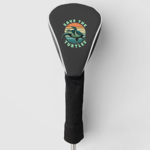 Couvre-club De Golf Sauver Les Tortues Animal Tortue Amateur D'animaux