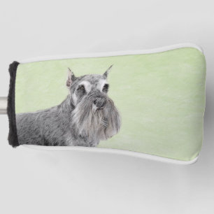 Couvre-club De Golf Schnauzer (Giant, Standard) Peinture - Chien Art