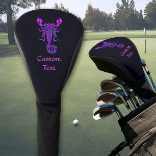 Couvre-club De Golf Scorpion de noeud céleste pourpre