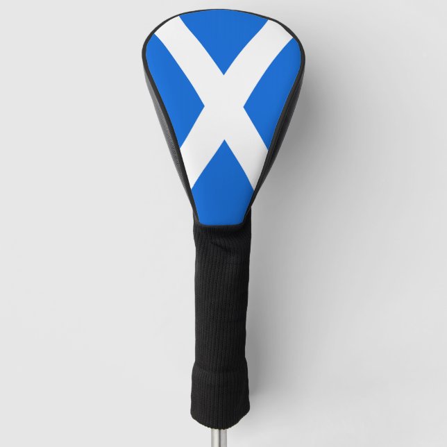 Couvre-club De Golf Scottish Flag Golf Driver Cover arc (Devant)