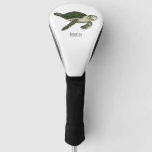 Couvre-club De Golf Sea turtle cartoon