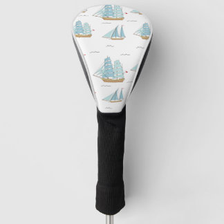 Couvre-club De Golf Seatime été Cute yachts avec voile