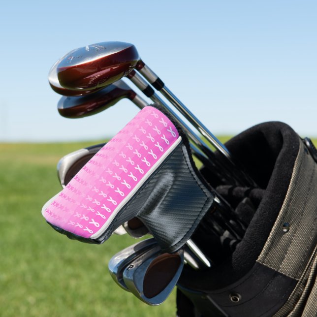 Couvre-club De Golf Sensibilisation au cancer du sein Ruban rose (In Situ)