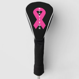Couvre-club De Golf Sensibilisation au cancer du sein Survivant au rub