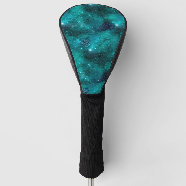Couvre-club De Golf Série Galaxy Turquoise 8  (Devant)
