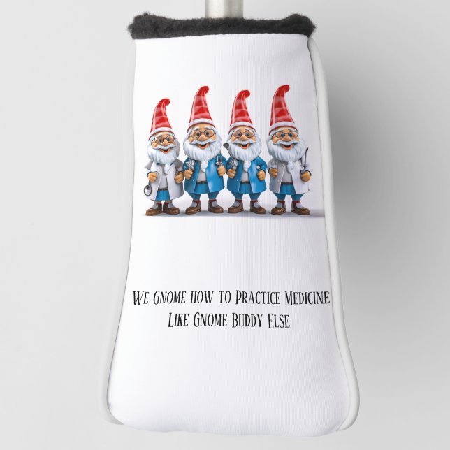 Couvre-club De Golf Série Gnome (Tourné à 90°)