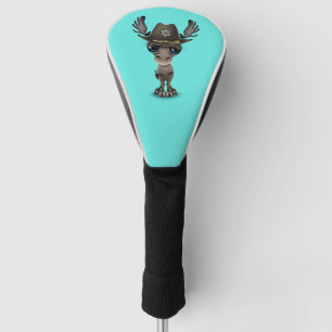 Couvre-club De Golf Shérif mignon d'orignaux de bébé