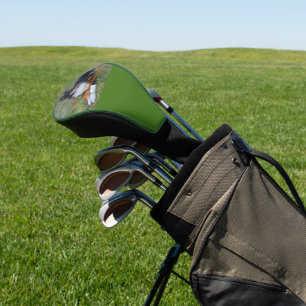 Couvre-club De Golf shet shet noir blanc tan amour w pic
