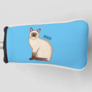 Couvre-club De Golf Siamese cat cartoon