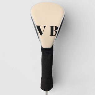 Couvre-club De Golf simple couleur simple uni couleur personnalisée pa