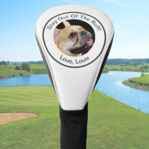 Couvre-club De Golf Simple personnalisation chien photo golfeur cadeau