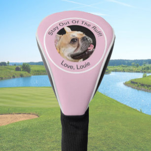Couvre-club De Golf Simple personnalisation chien photo golfeur cadeau