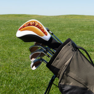 Couvre-club De Golf SlipperyJoe's hot dog ambiance estivale BBQ niché