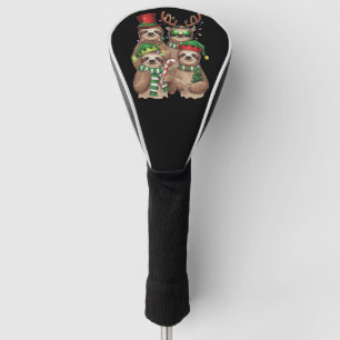 Couvre-club De Golf Sloth Christmas Joyeux Slothmas Sloth Lover Cadeau