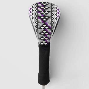 Couvre-club De Golf Soleil du sud-ouest et pluie en violet couverture