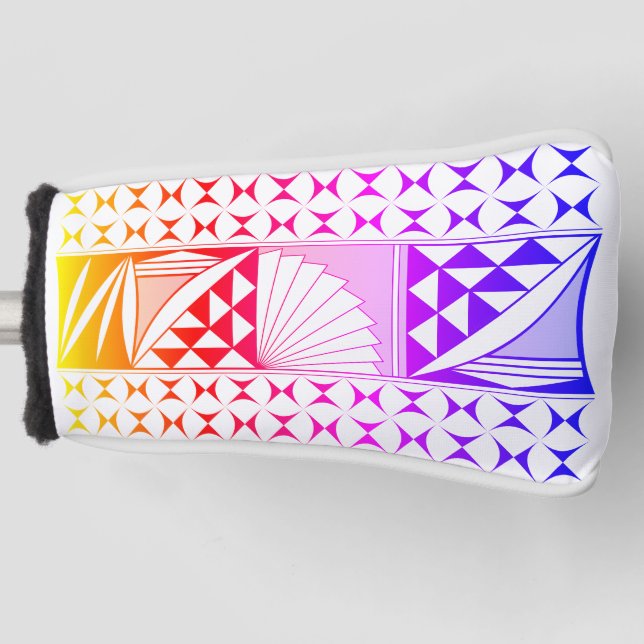 Couvre-club De Golf Southwest Native Sunrise in Rainbow (Devant)