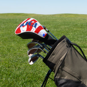 Couvre-club De Golf Stars & Stripes Golf Club Head Cover - Personnalis