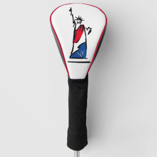 Couvre-club De Golf Statue de la Liberté / Lady Liberty Stripes
