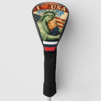 Couvre-club De Golf Statue de la Liberté Trump USA 250 Ans 4 Juillet