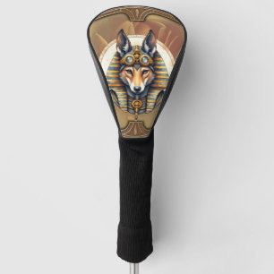 Couvre-club De Golf Steampunk Anubis Fox Portrait