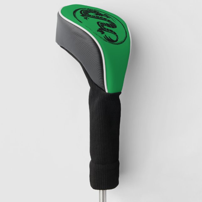 Couvre-club De Golf Streetwear Black Dragon tatouage sur Golf Head Co (Incliné)