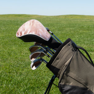 Couvre-club De Golf Stylish Rose rose rose rose or Zebra Glam Glitz