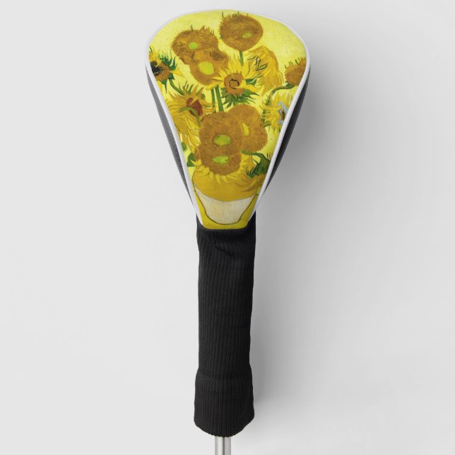 Couvre-club De Golf Sunflowers Vincent van Gogh (Devant)