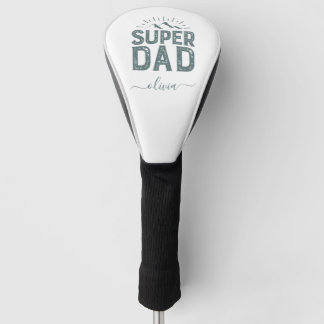 Couvre-club De Golf Super Dad Golf Head Cover – Personalized Father’s 