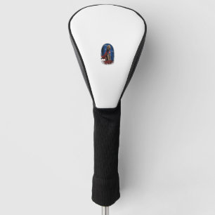 Couvre-club De Golf Super Power Superhero Labradoodle Chien