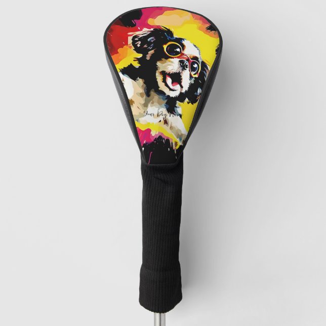 Couvre-club De Golf Superhero Cavalier King Charles 01 - juge Ignacio (Devant)