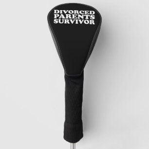 Couvre-club De Golf Survivant Parents Divorcés Drôle