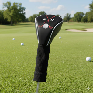 Couvre-club De Golf Swing to Action avec des couvertures de tête de go