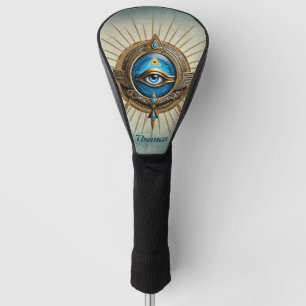 Couvre-club De Golf Symbole de l'oeil allant égyptien,