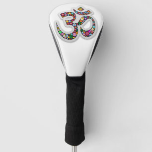 Couvre-club De Golf SYMBOLE DE Yoga Floral Namaste 