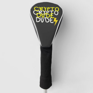 Couvre-club De Golf SYMBOLE D'ÉNERGIE Funky Crypto Dude