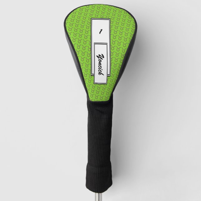 Couvre-club De Golf Symbole du zodiaque Taureau Élément par Kenneth Yo (Devant)